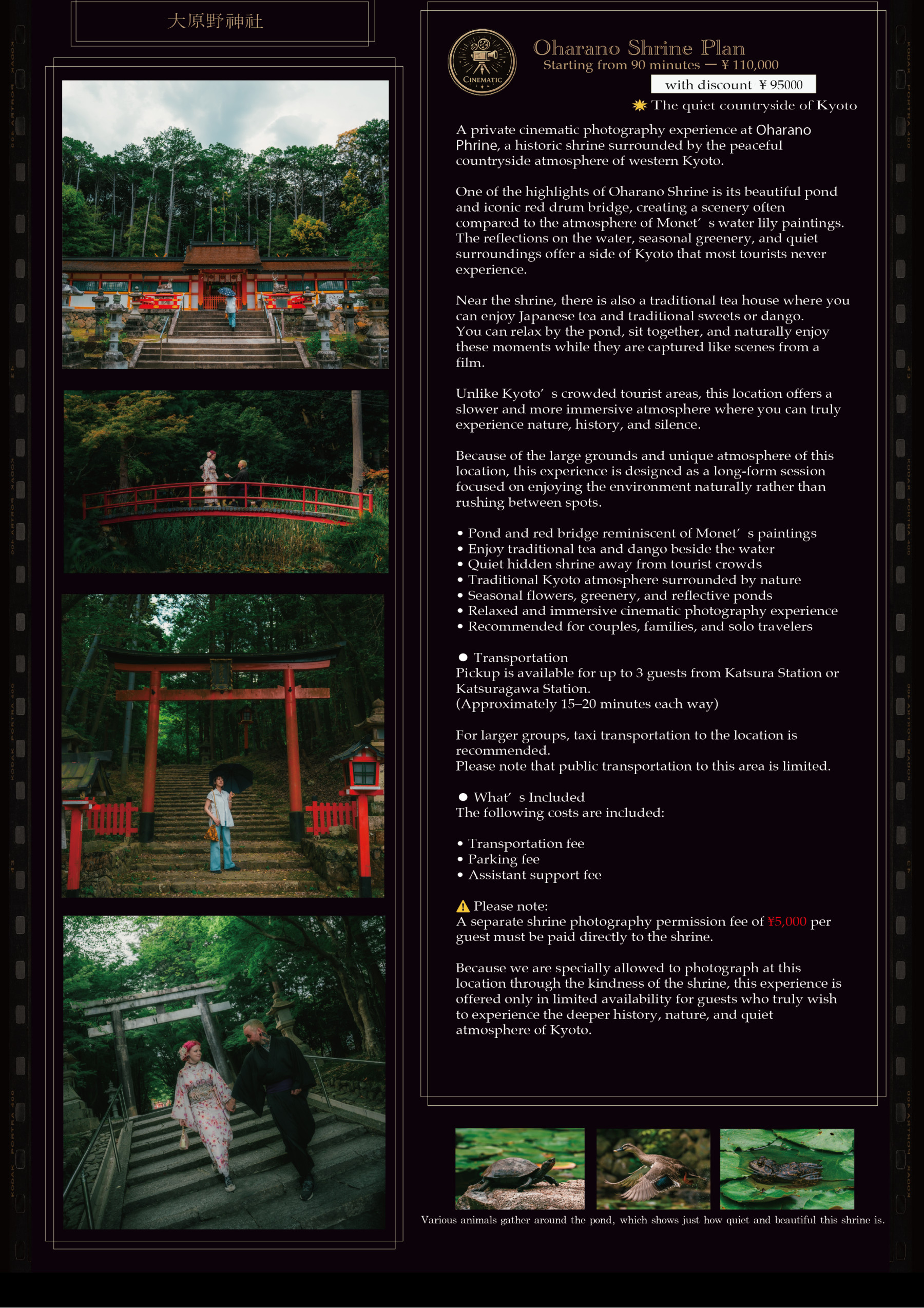 Kyoto Cinematic Experience booking guide page 9